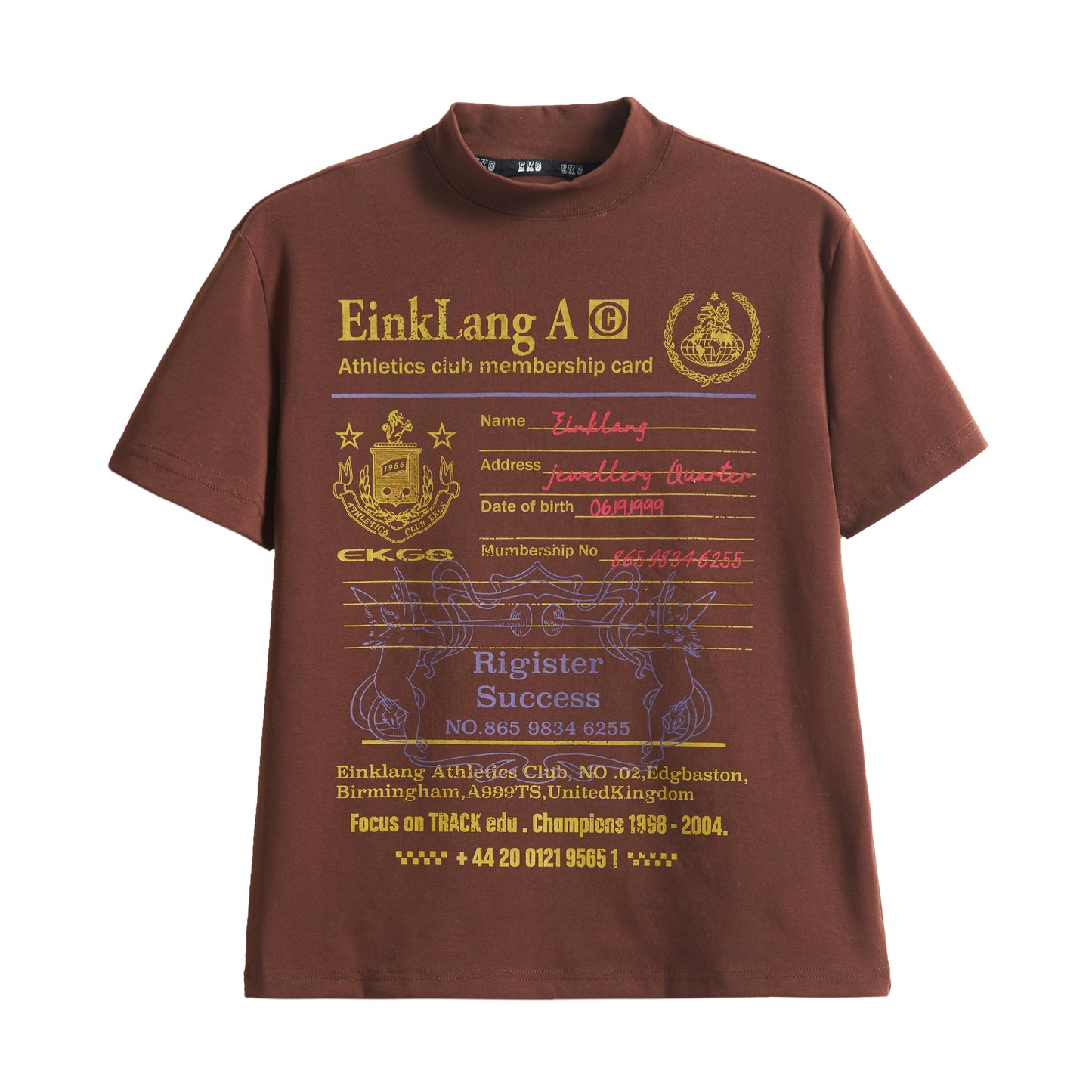 Vintage Letter Print T-Shirt