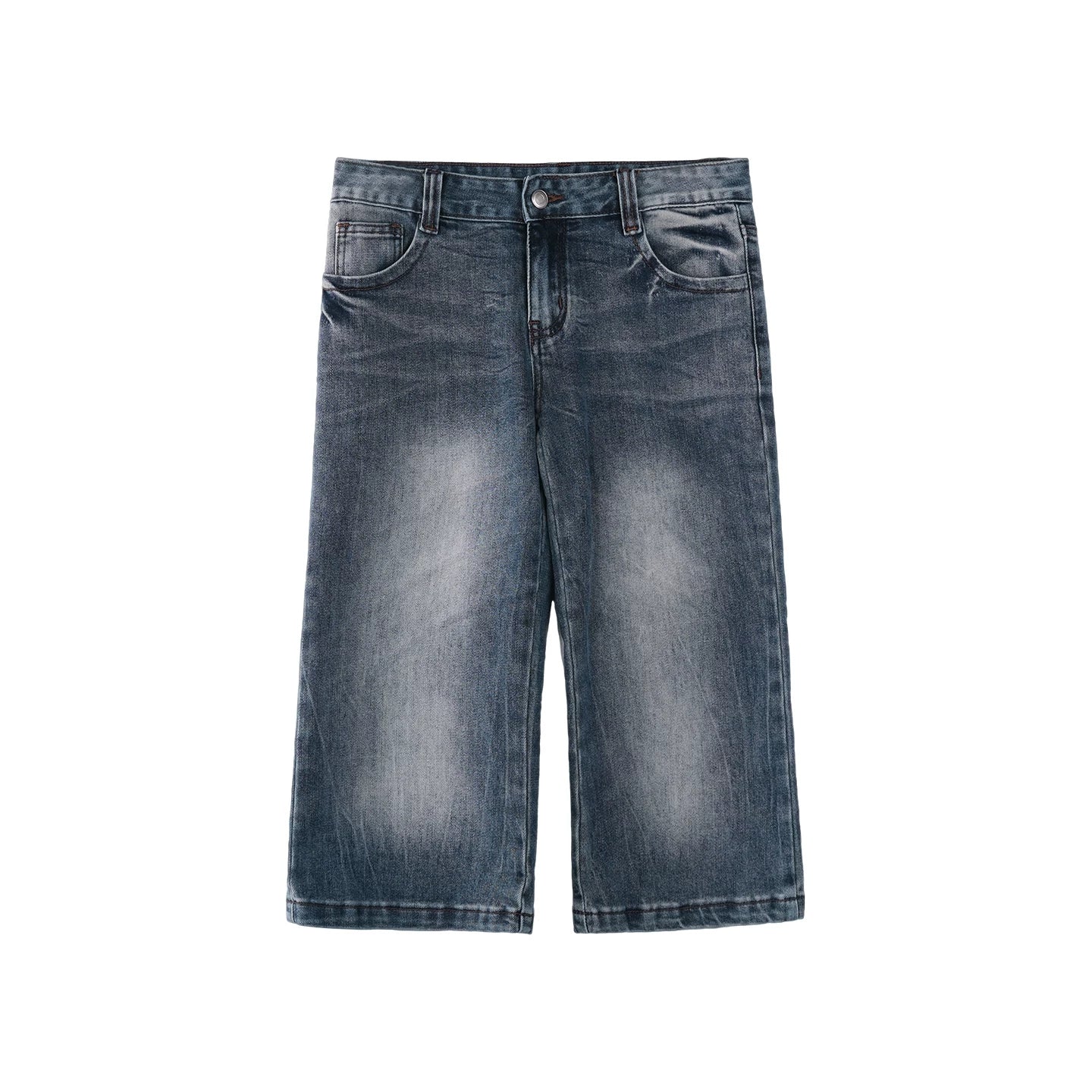 Short in denim lavato retrò