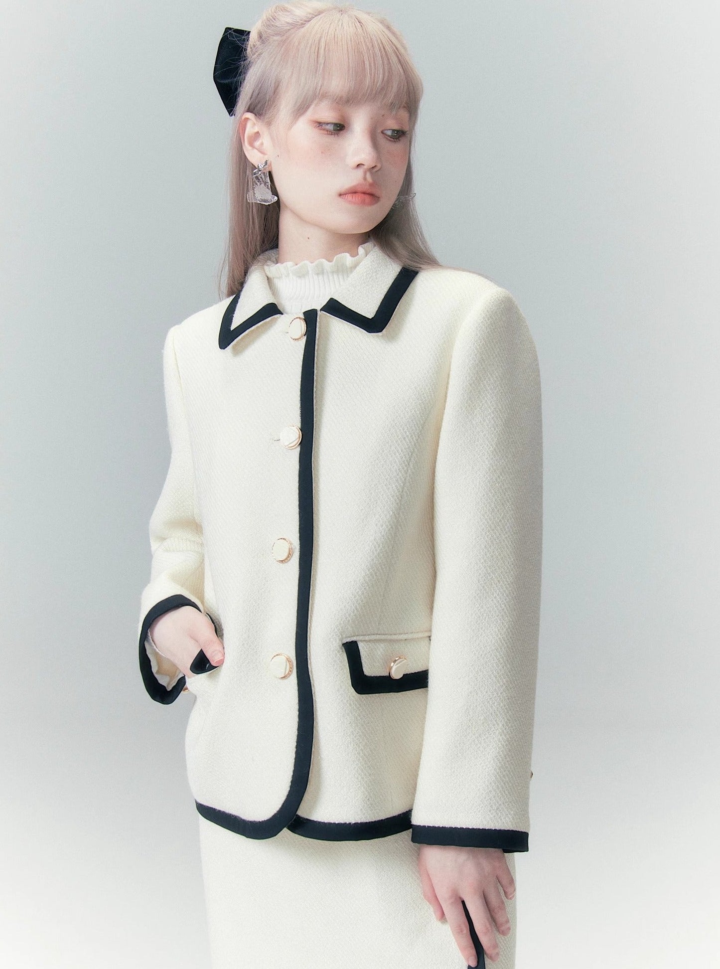 코트와 긴 치마 세트