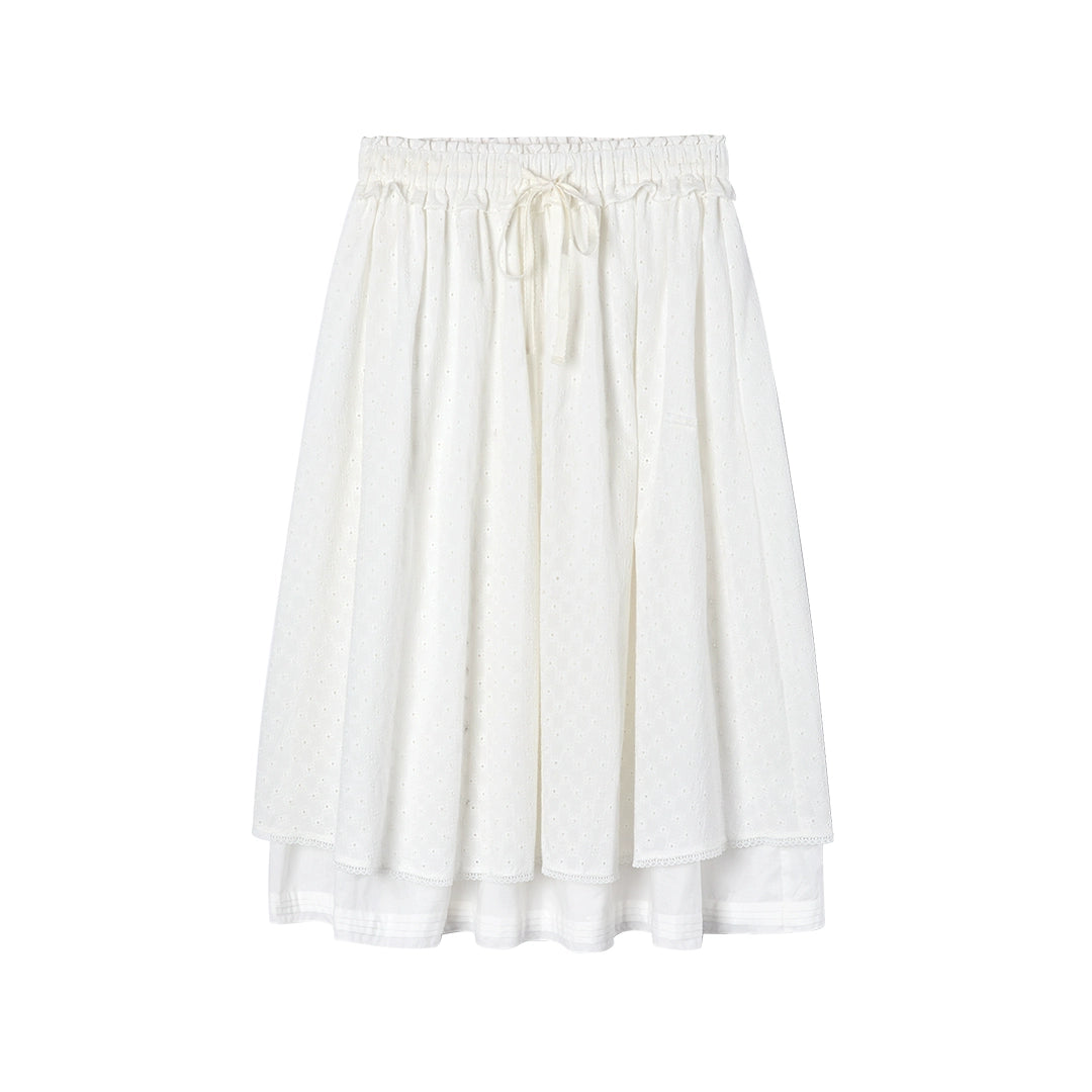 White Ballet Cake Skirt