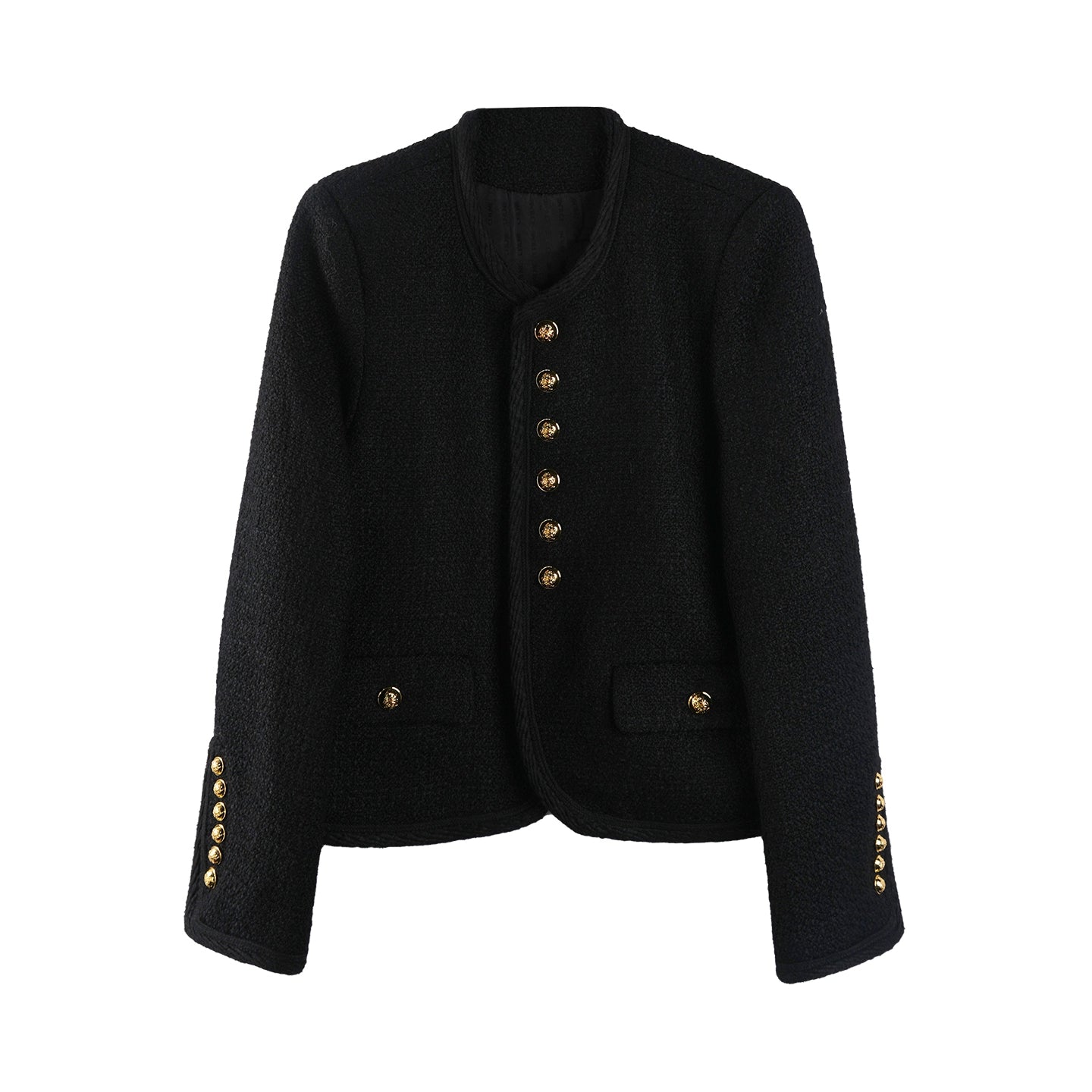 Swing cappotto nero e oro