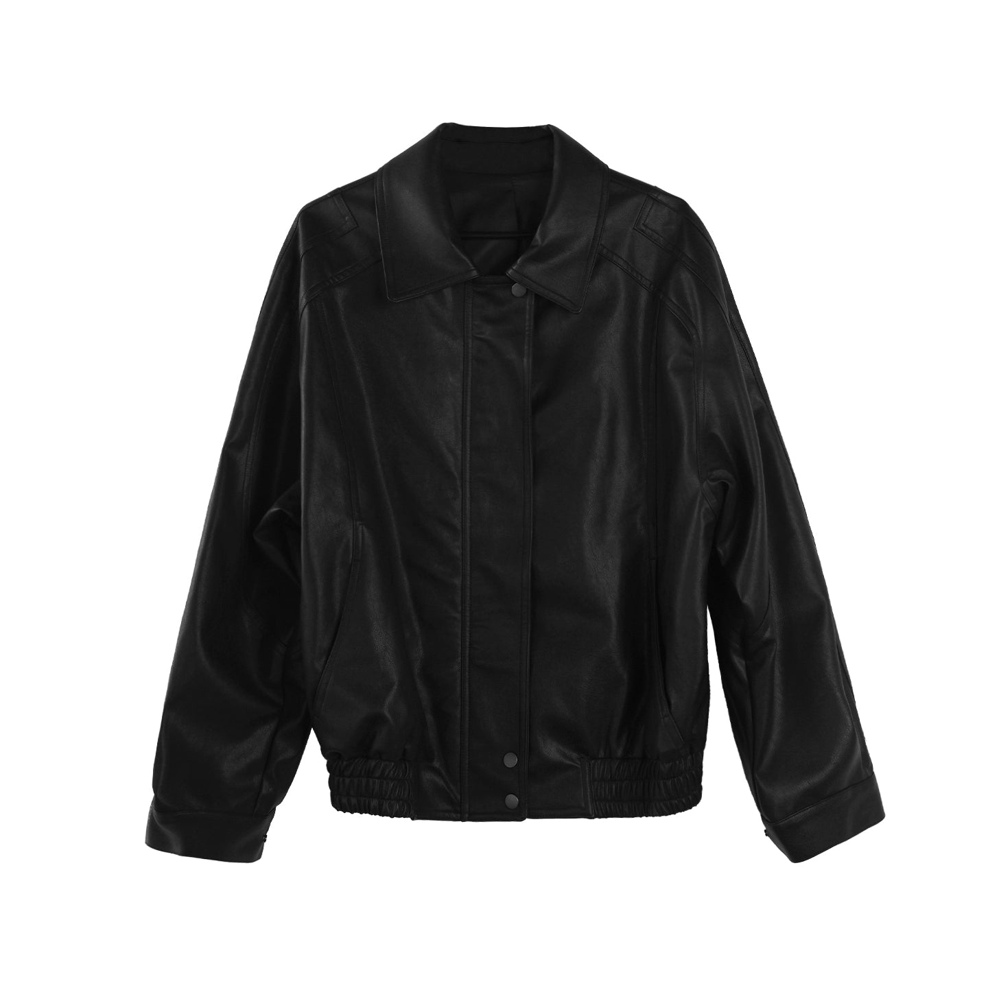 Vintage Leather Cargo Jacket