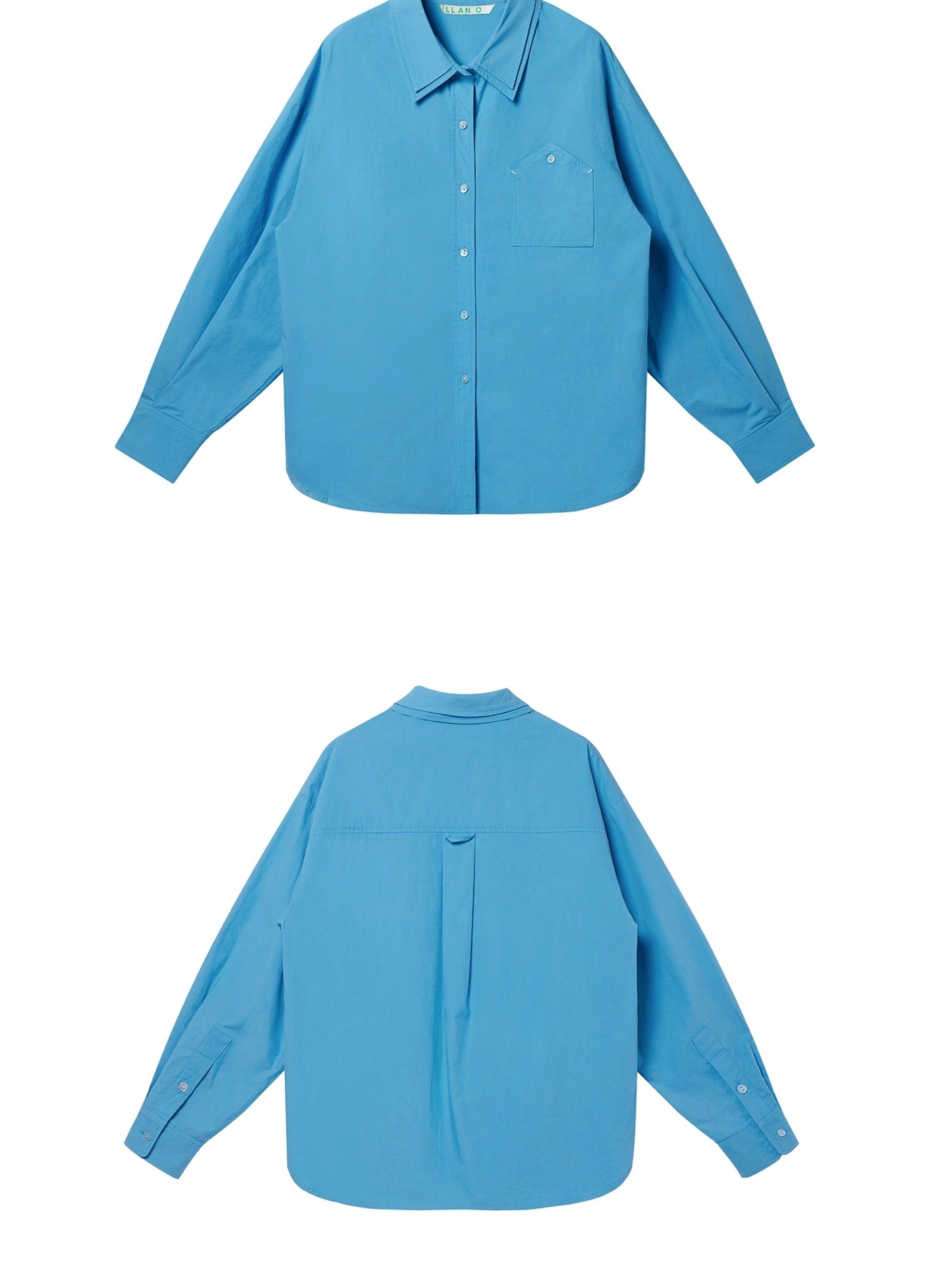 Basic double-collared shirt