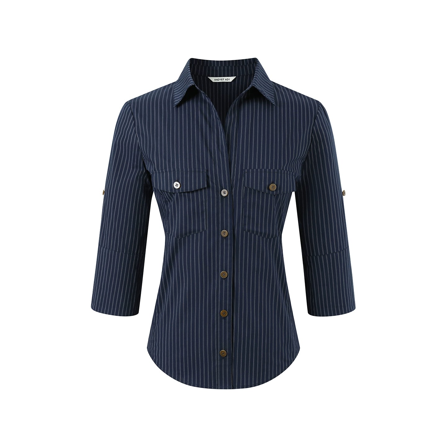 Striped Commuter Blouse