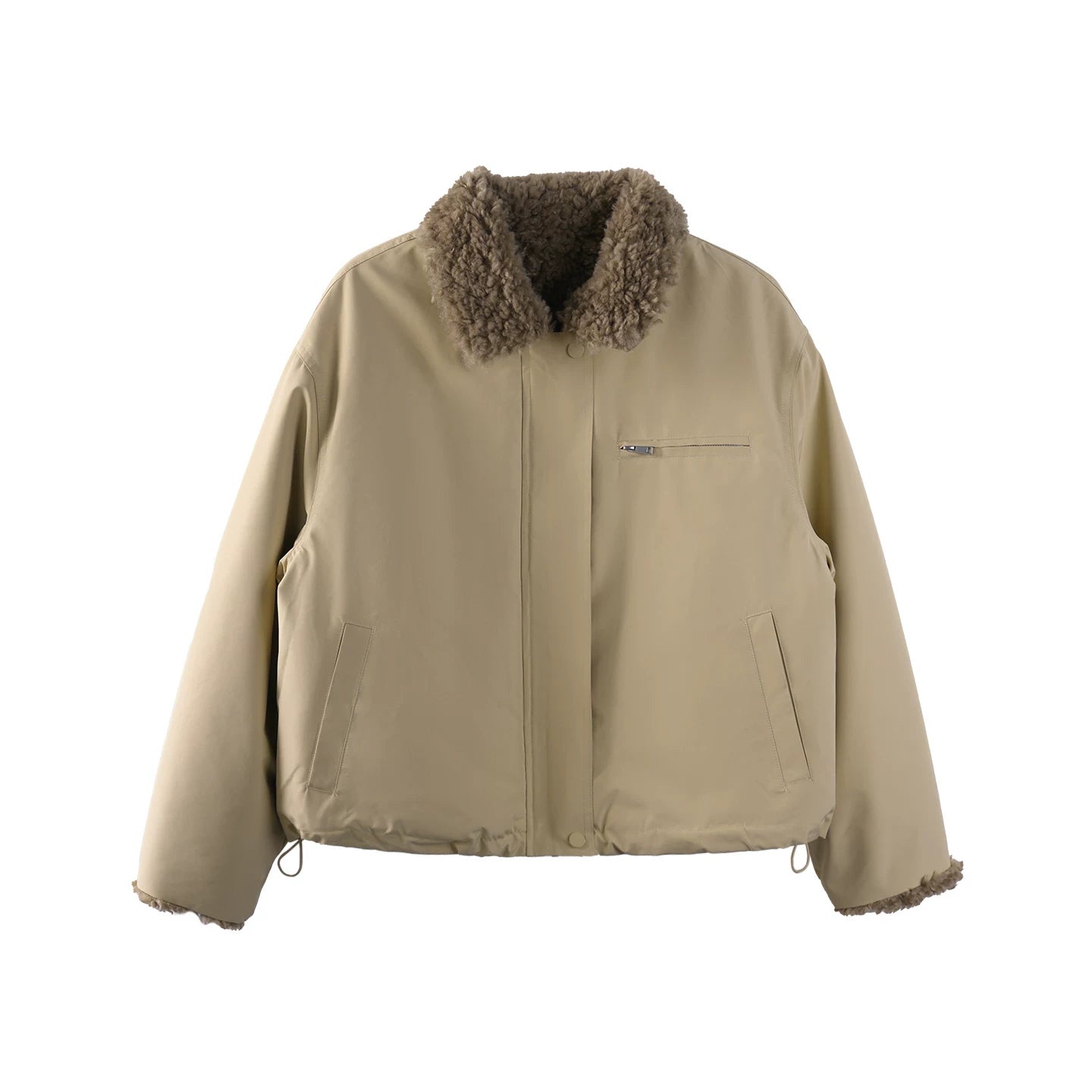 Retro Lamb Wool Winter Coat