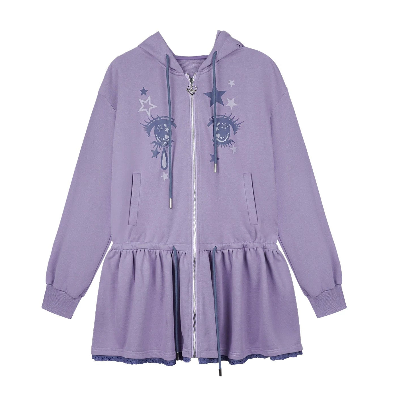 Purple Unicorn Sweatshirt Dress