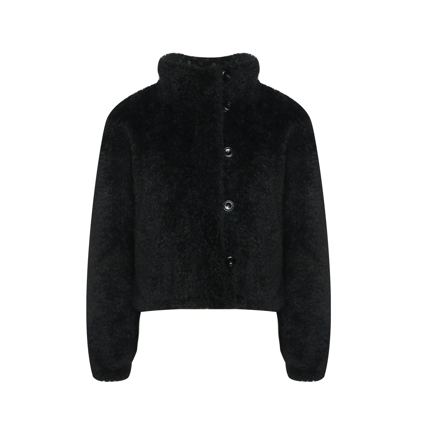 Polka Dot Woolen Reversible Jacket