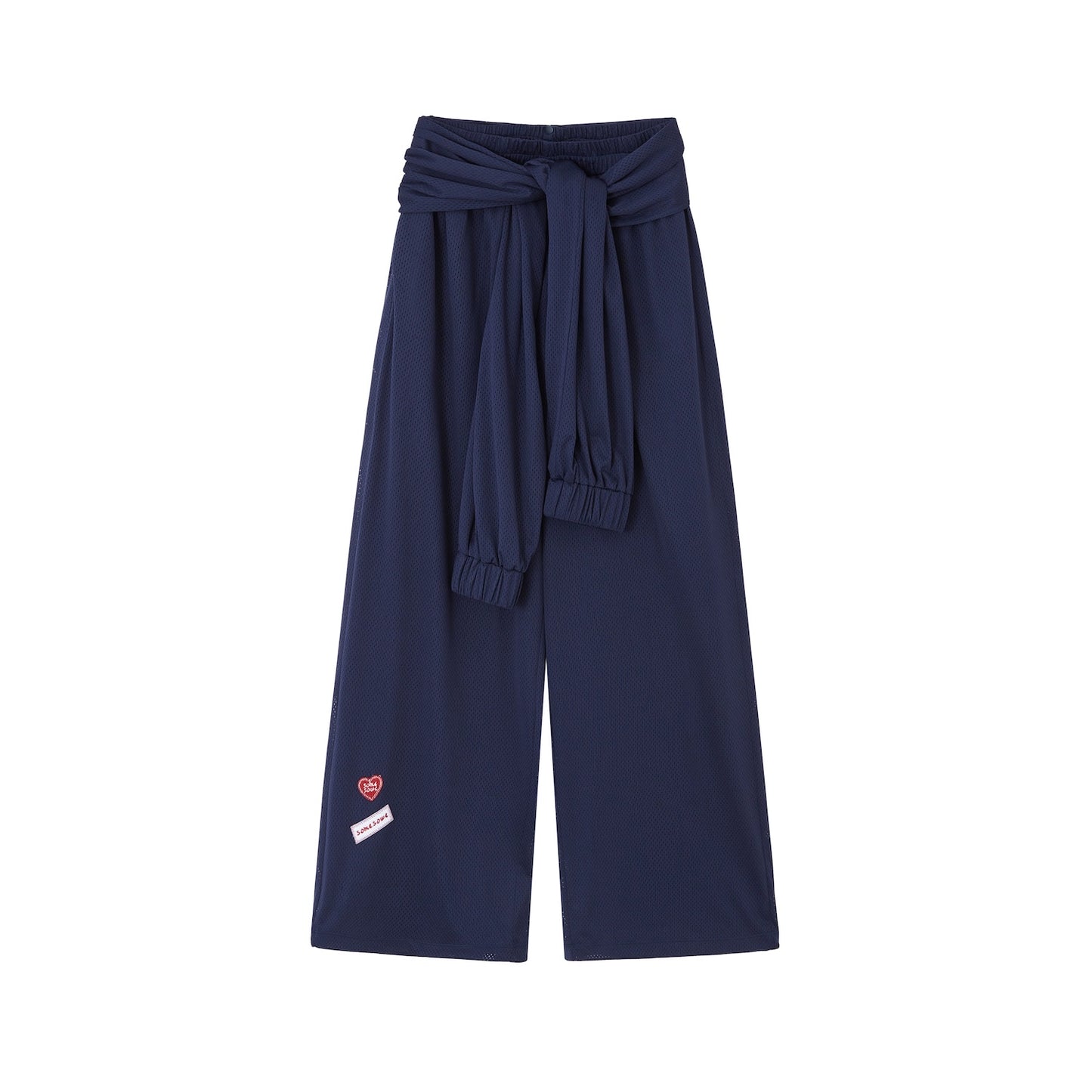 Airy Linen Wide-Leg Pants