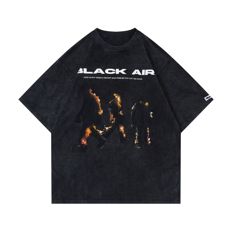 Trendy Figure Print T-Shirt