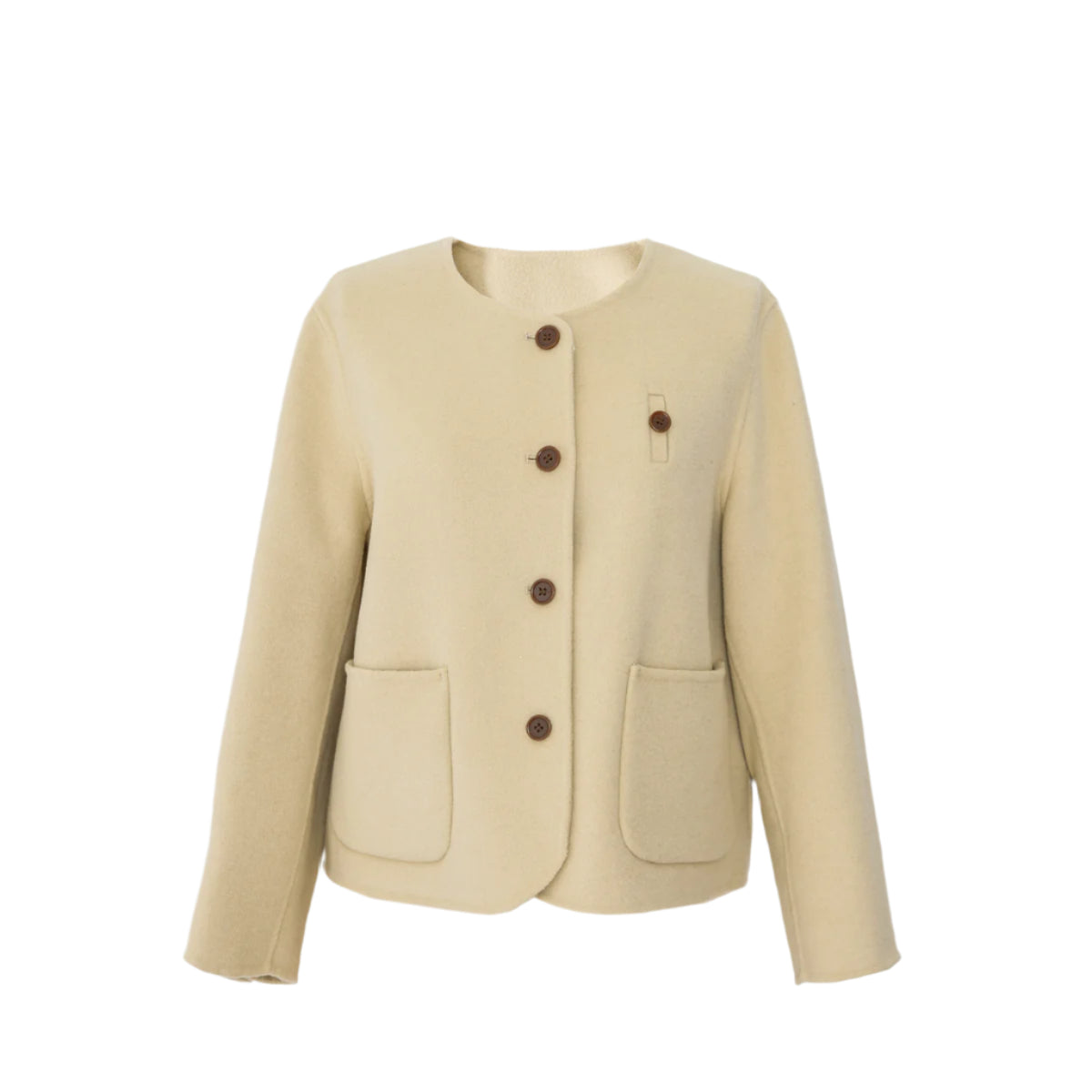 Reversible Wool Tweed Jacket