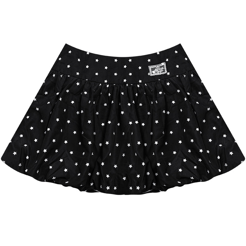 Polka Dot A-Line Skirt
