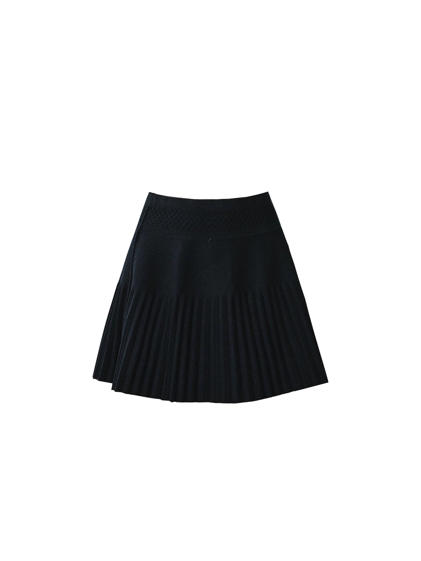 Pleated Knit Skirt & Top Set-Up