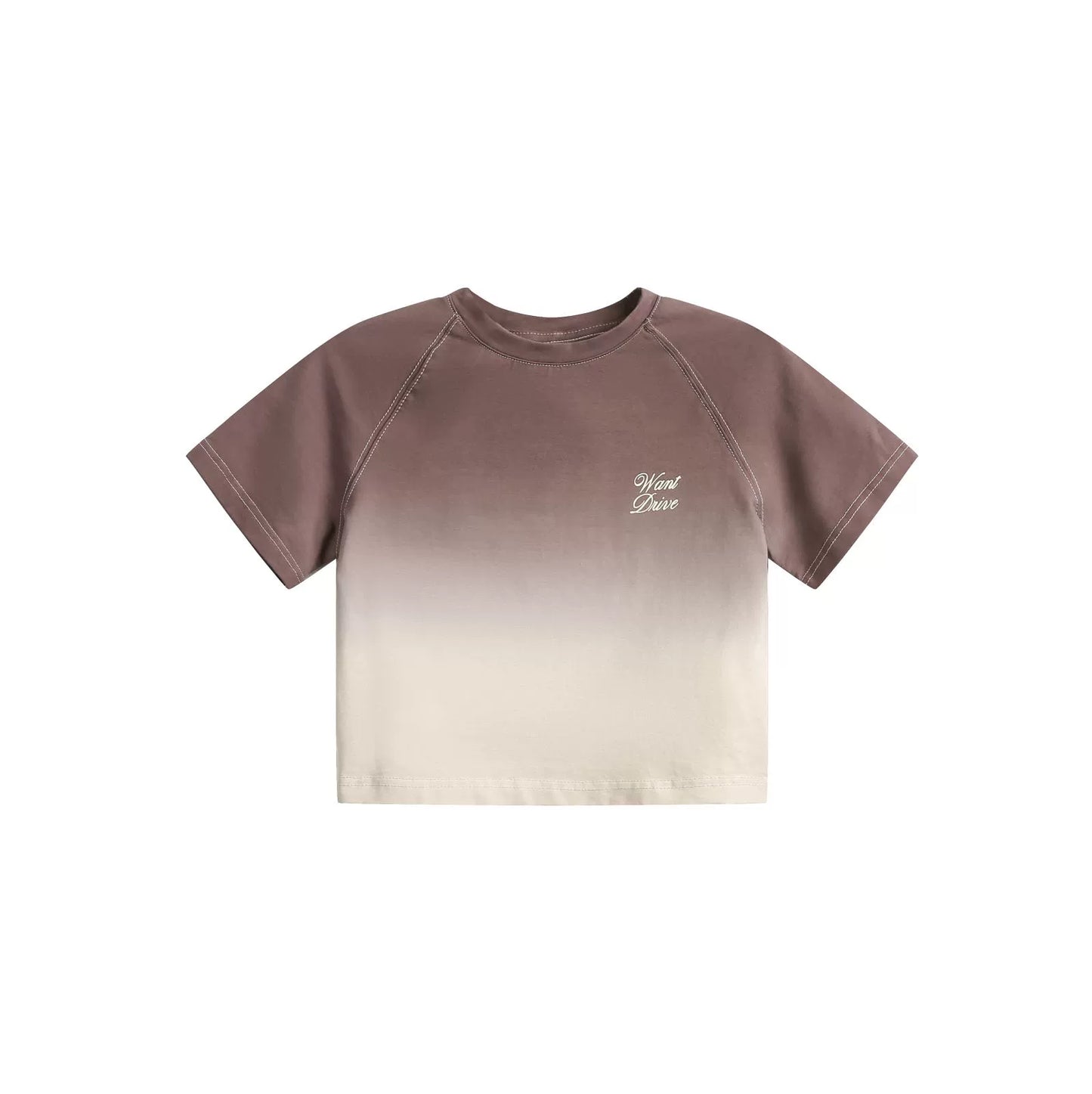 레트로 그래디언트 반팔 티셔츠