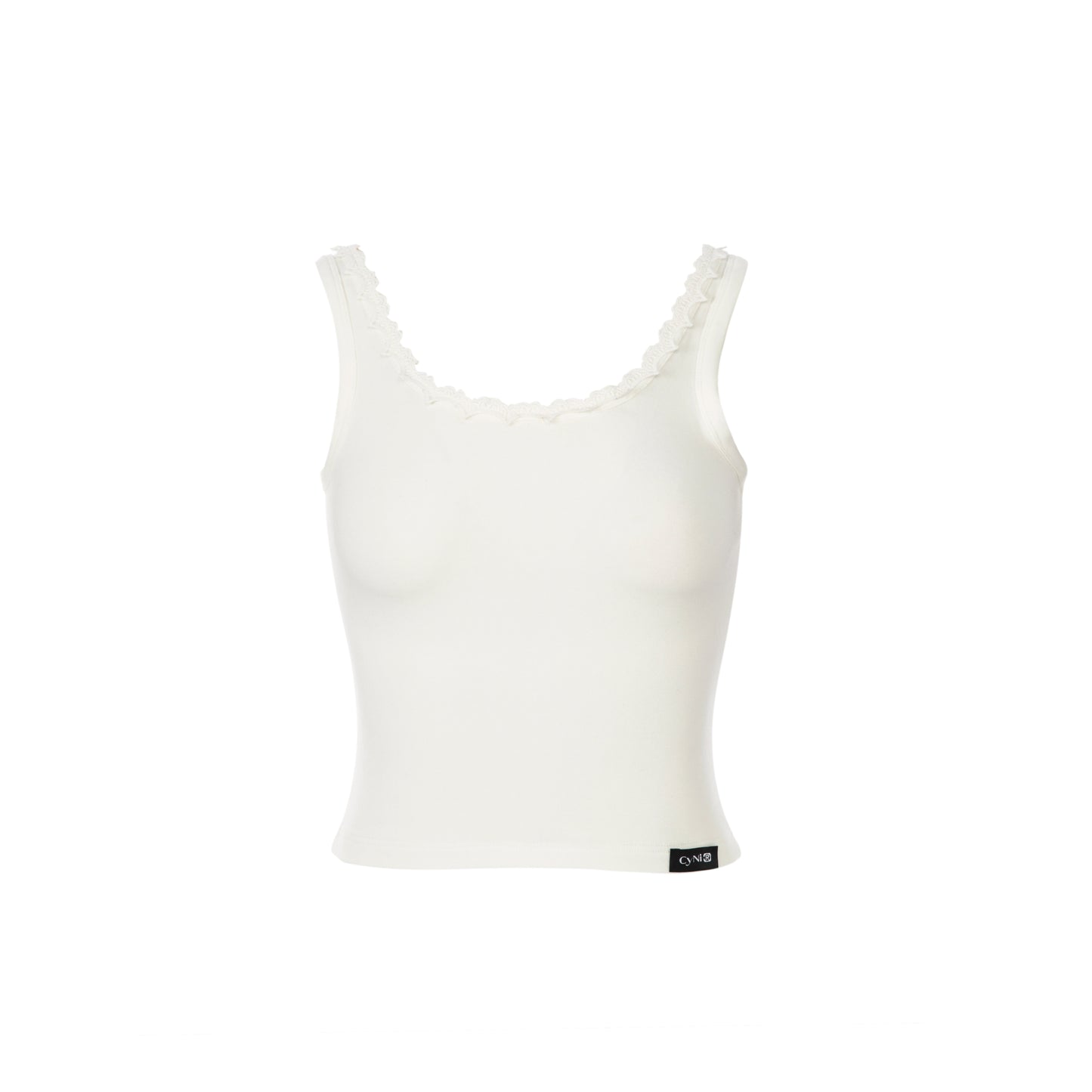 레이스 베스트 민소매 탑