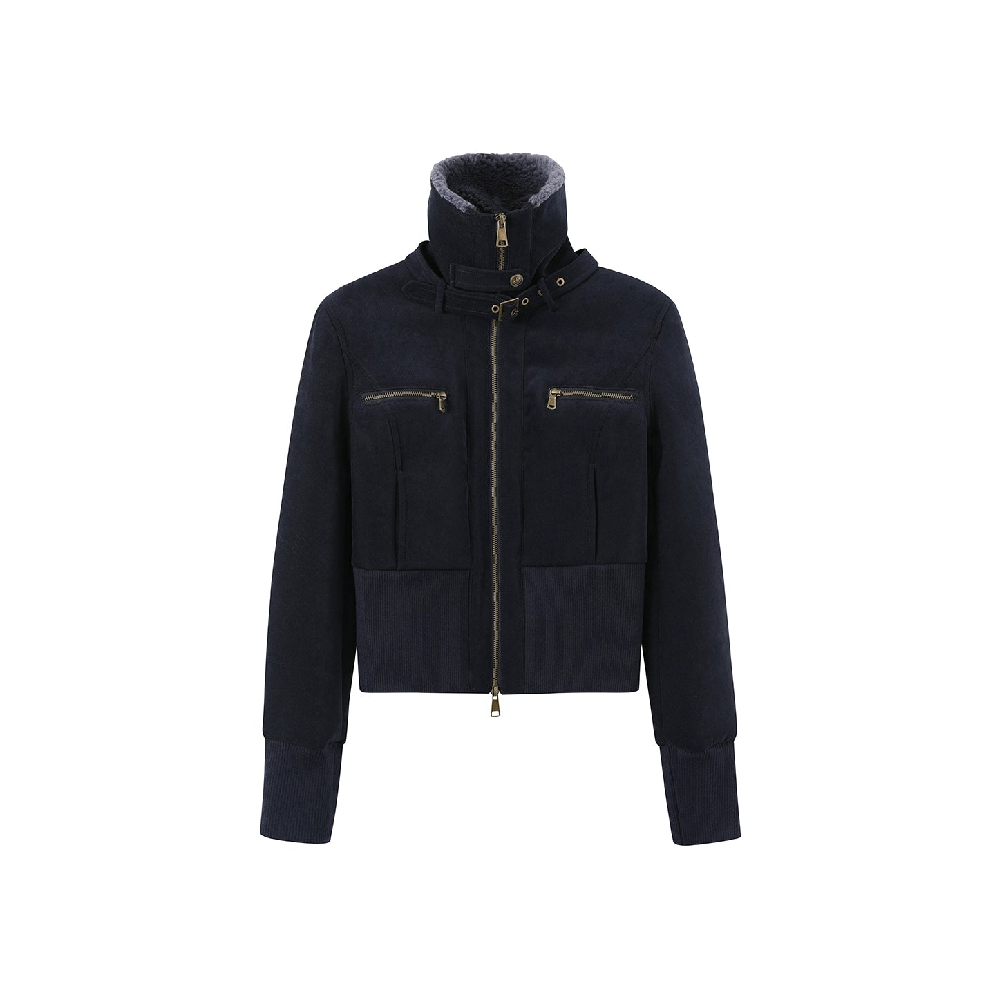 Retro Wool Motorcycle Jacket