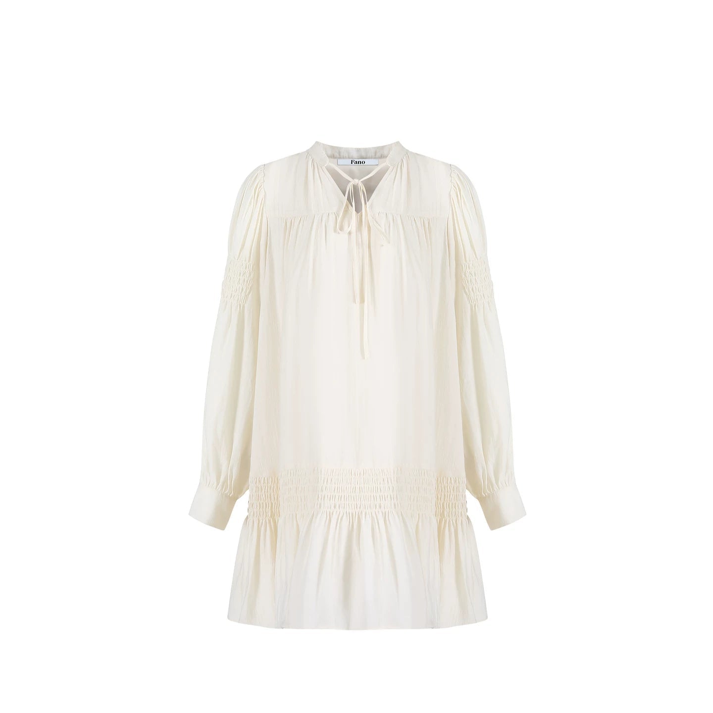 French A-Line Tie-Up Dress