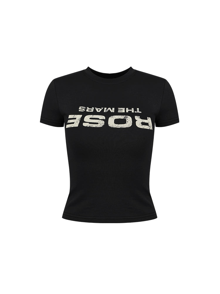 Classic Fit Logo Crop T-Shirt