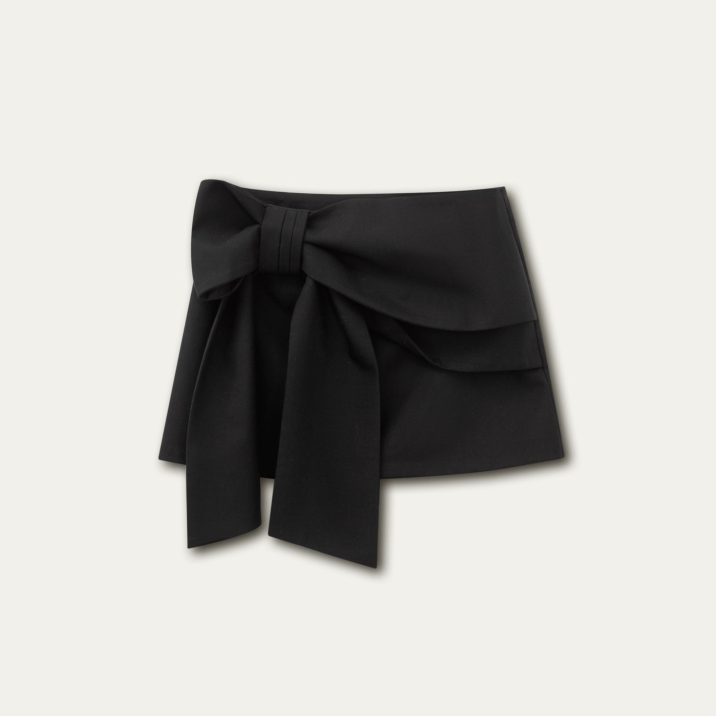 Three-Dimensional Bow Design Short Skirt