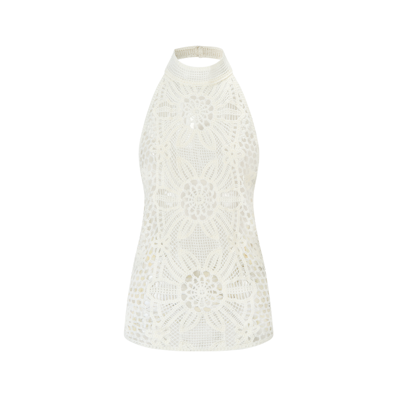 Hollow Knit Tank Top