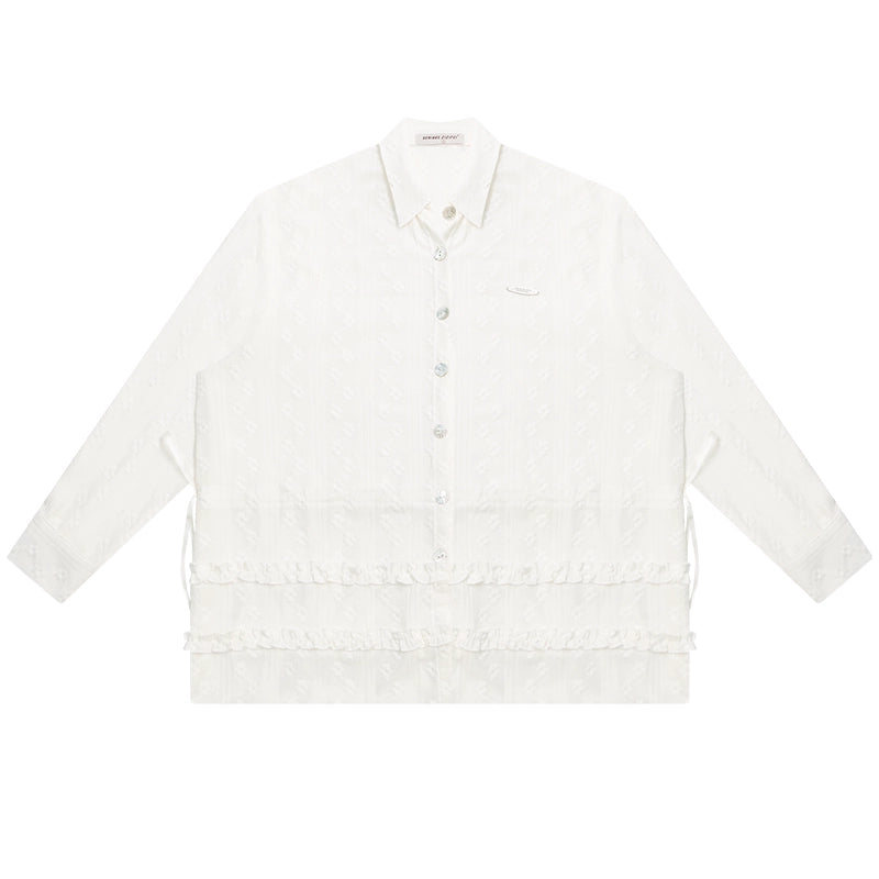 Spring Semi-Sheer Long Shirt