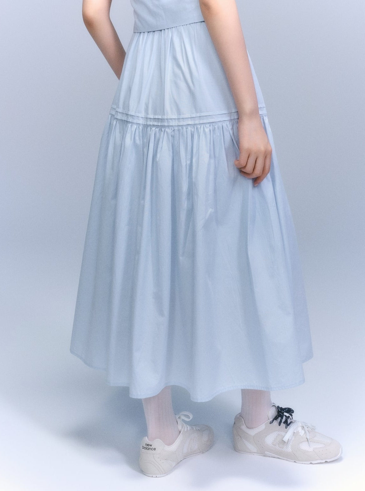 사랑의 연한 파란색 스위트 세트