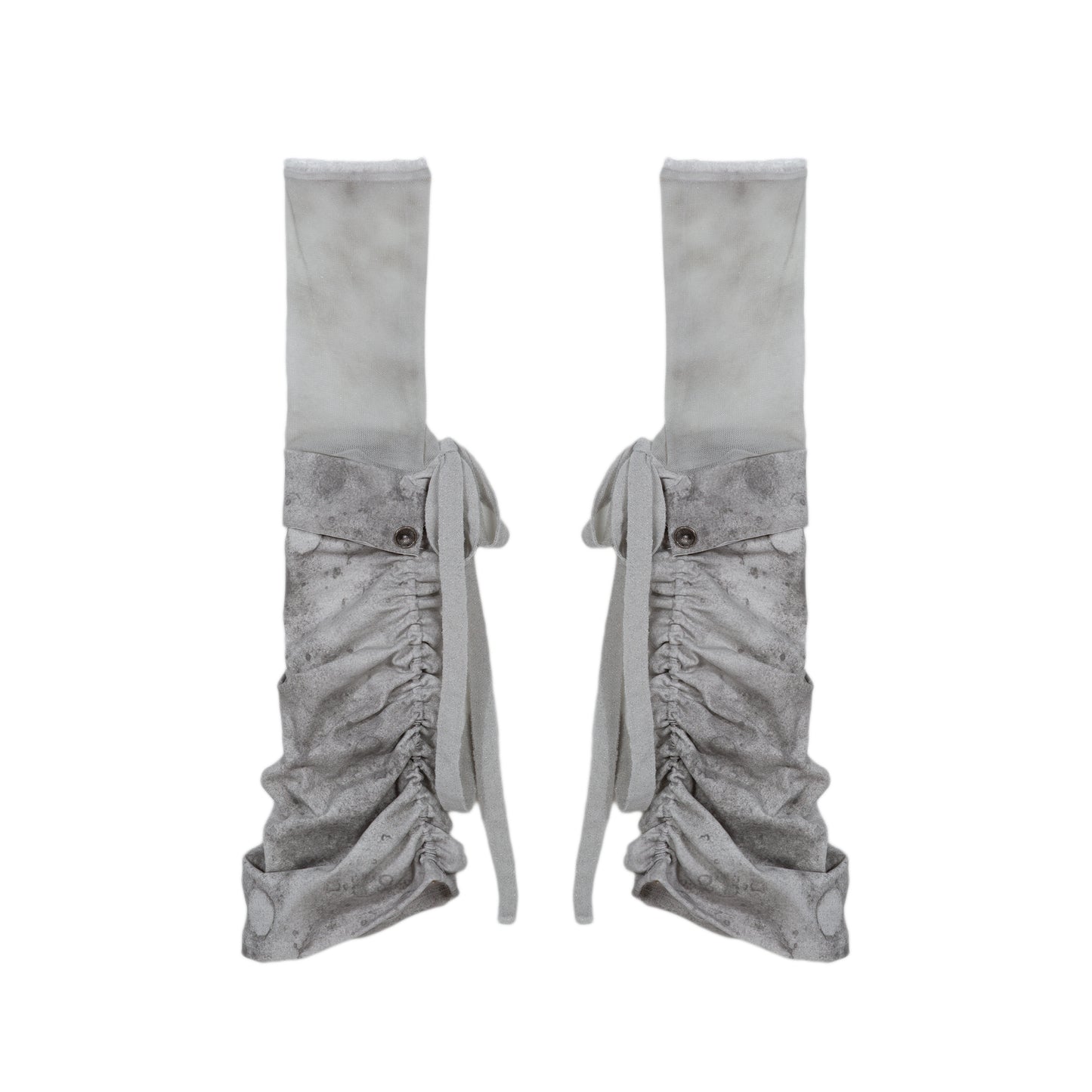 Punk Pleated Thigh Socks