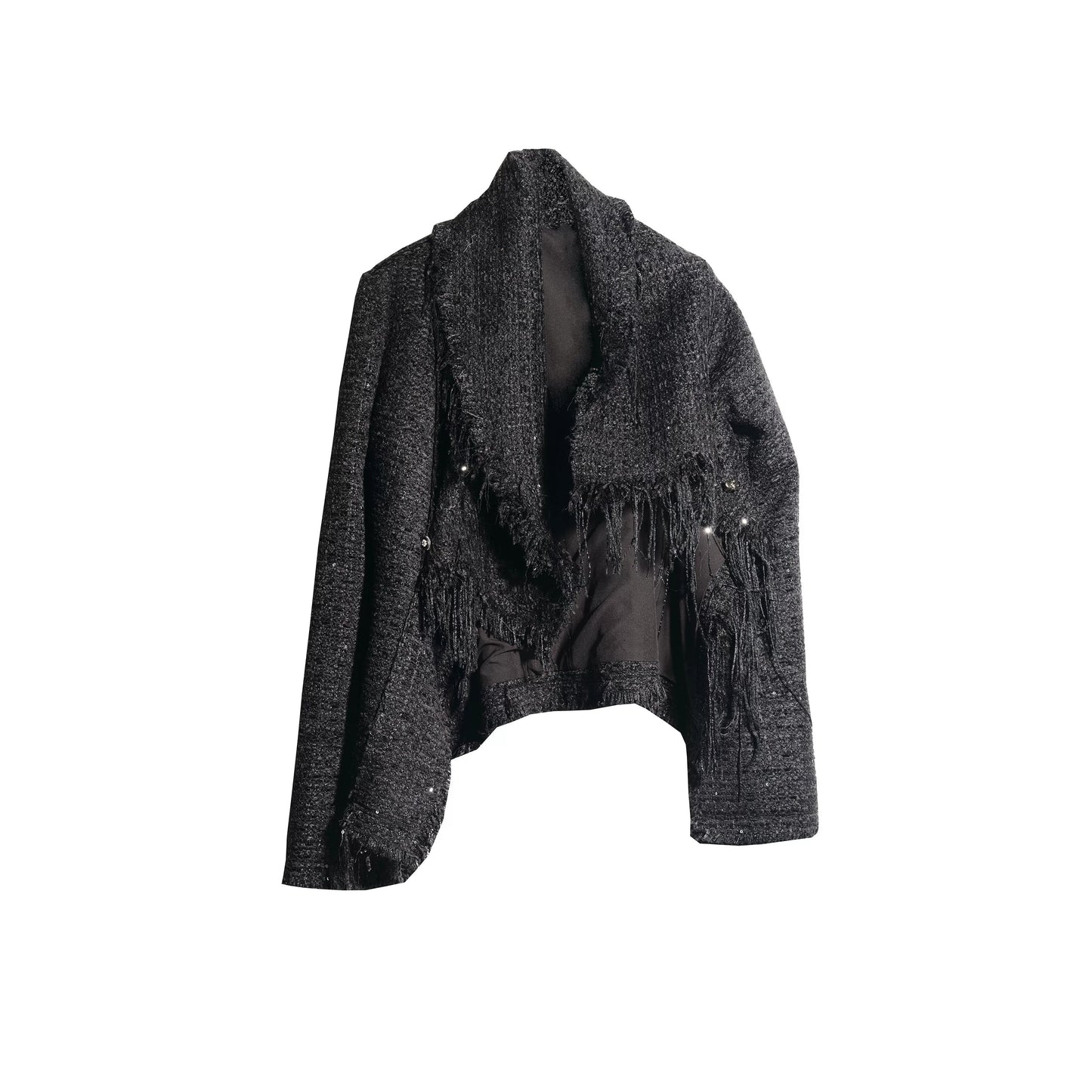 Bohemian Distressed Fringe Jacket