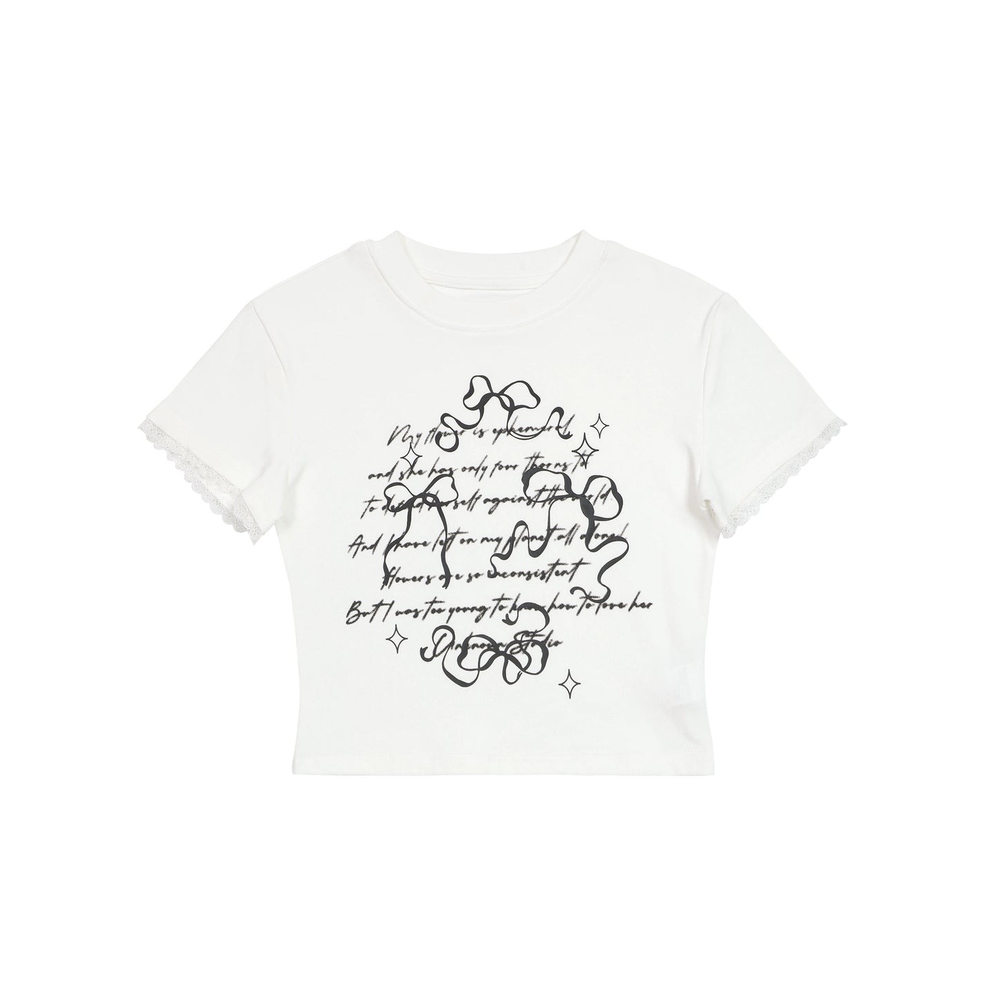 Retro Lace Stitching Babes Top