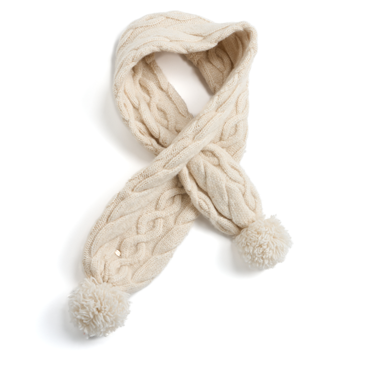 Dual-Tone Merino Knit Scarf