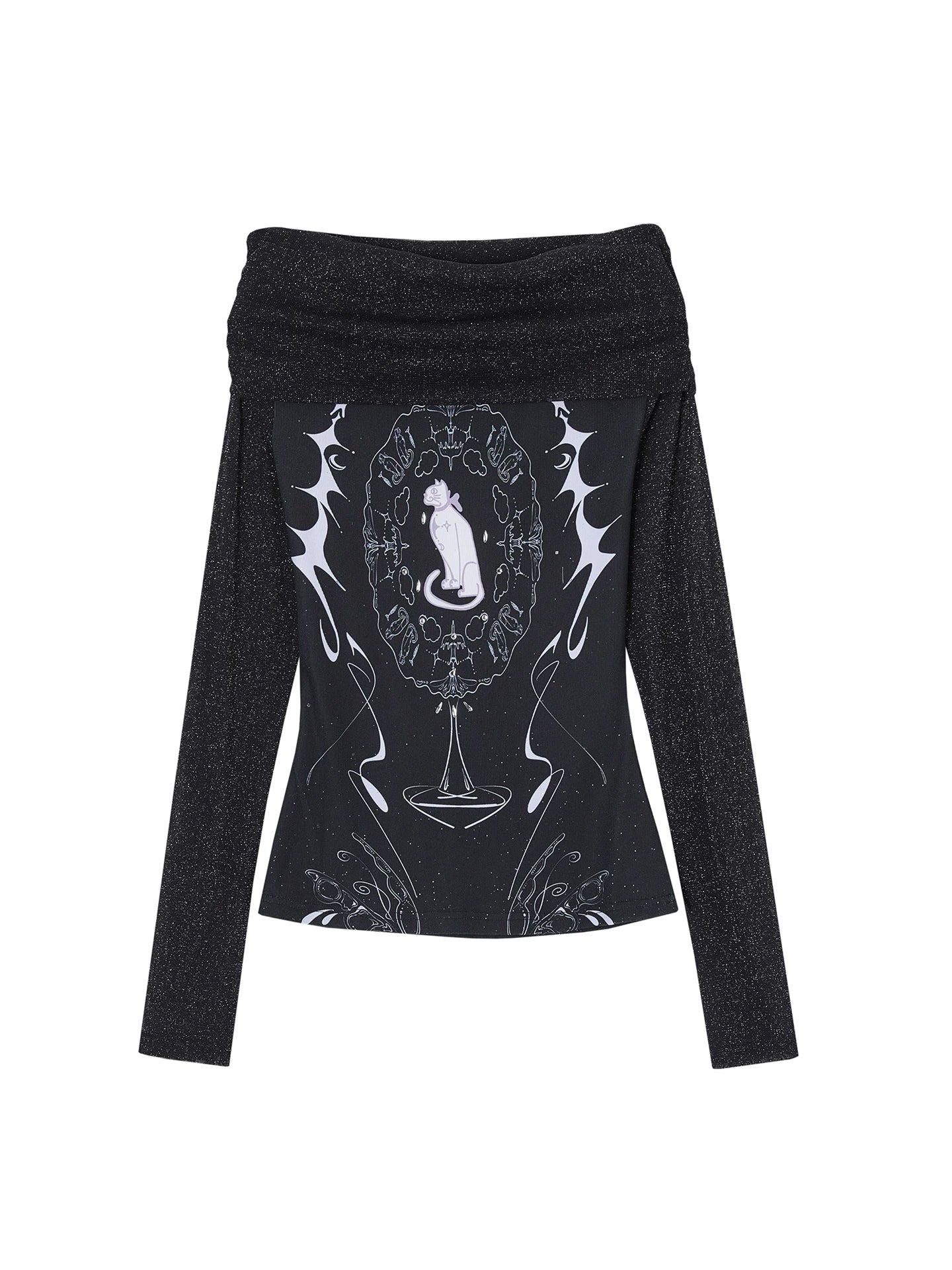 Hand-Painted Star-Wishing Blouse