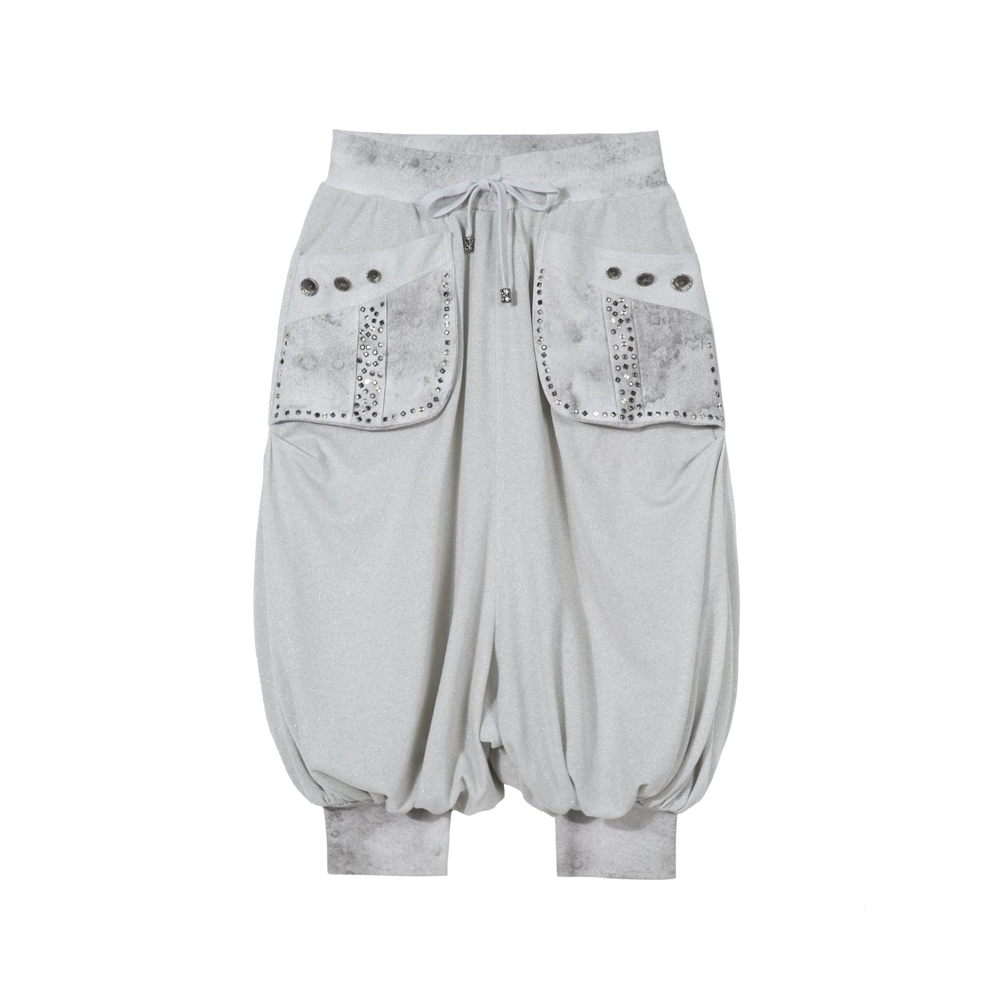 Solid Color Retro Punk Pants