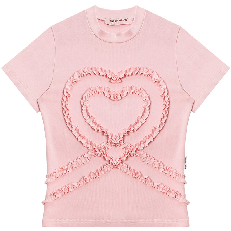 American Retro Round Neck Top