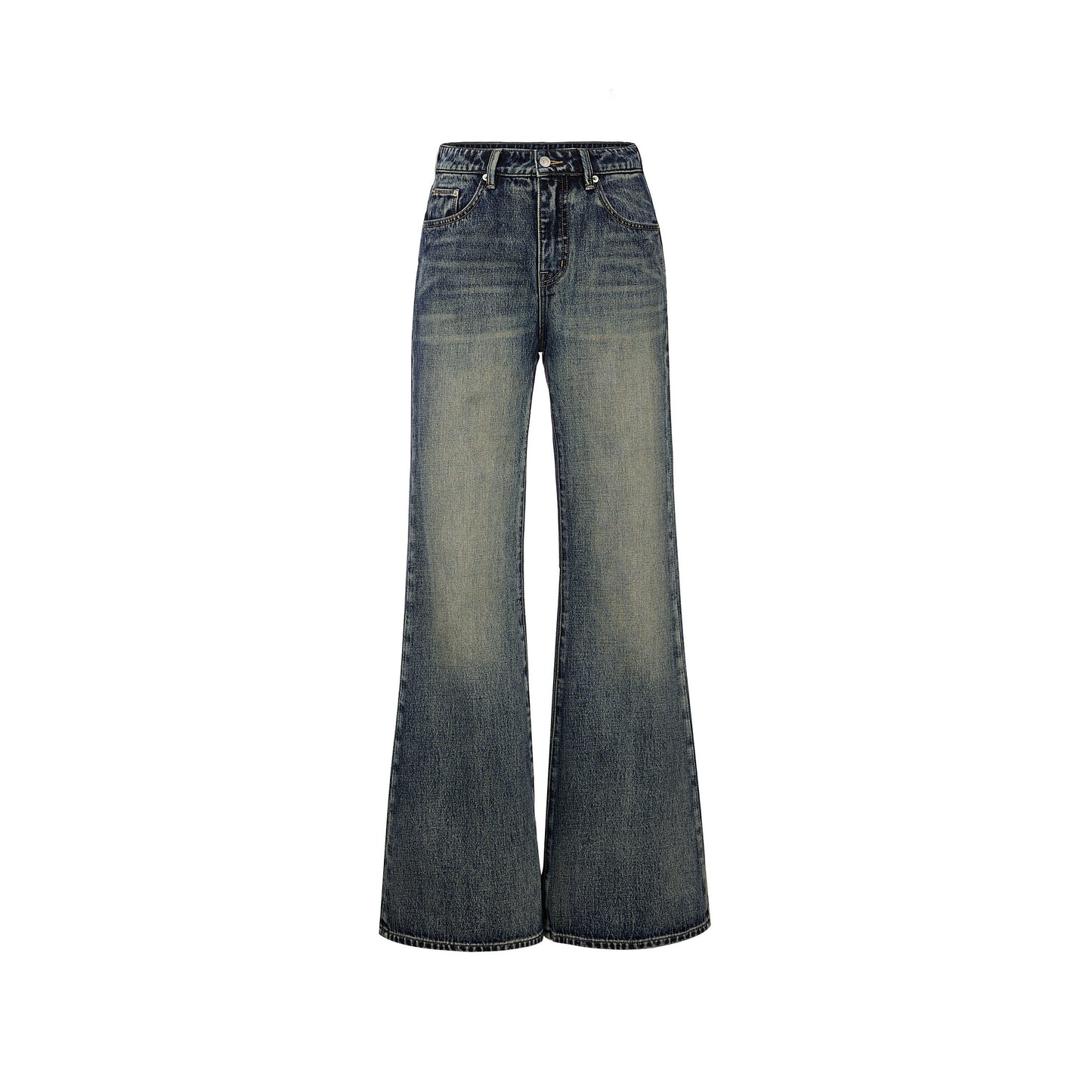 Yellow Mud-Dyed Gradient Pants