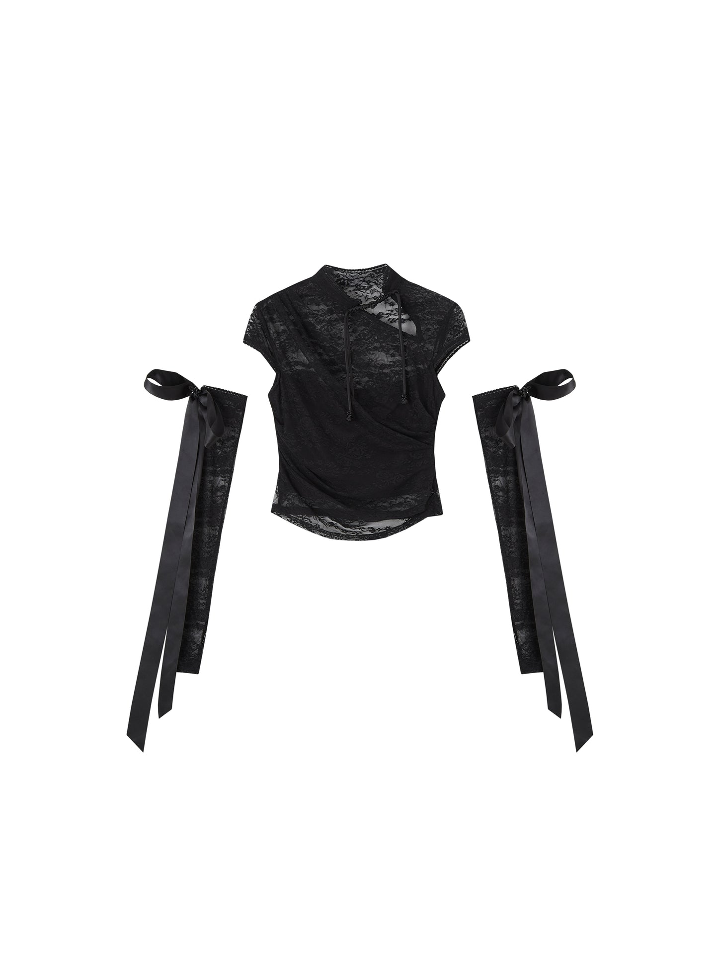 Chinese Long Tail Buckle Top