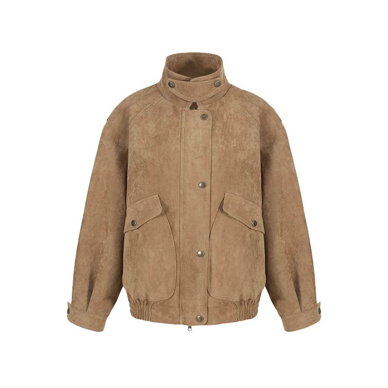 Retro Suede Quilted Jacket