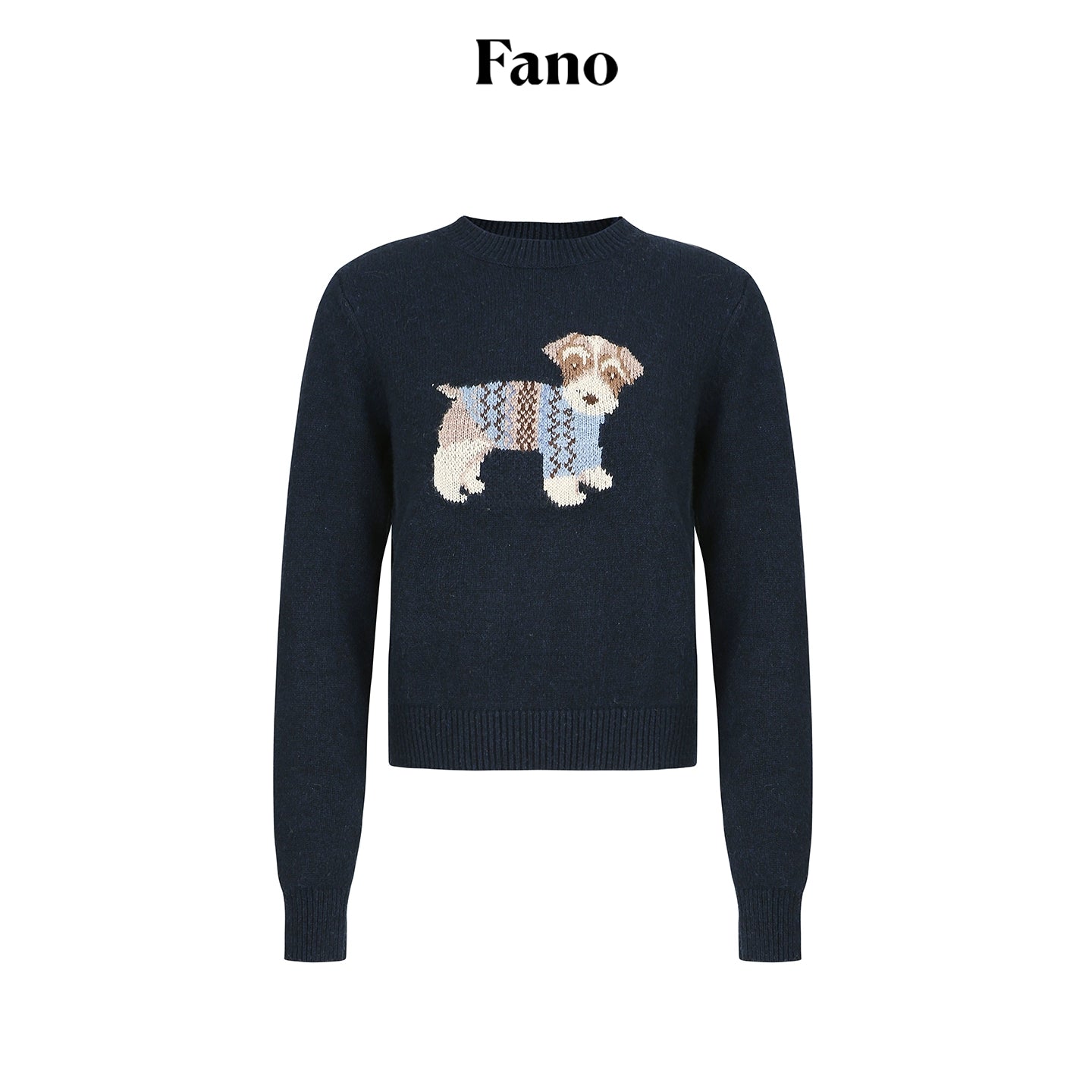 Vintage Jacquard Wool Top