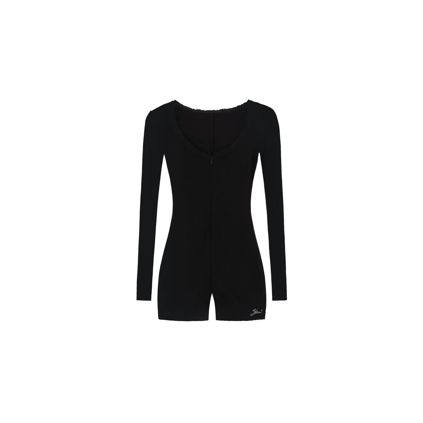 Slim Fit Long-Sleeve Jumpsuit