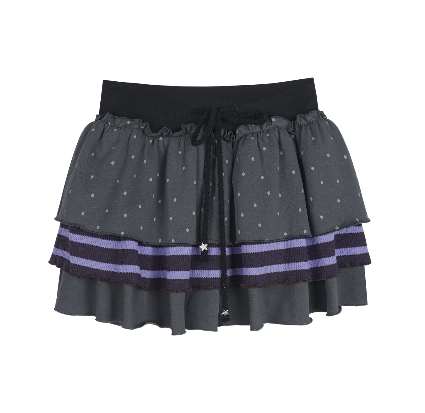 Purple Polka Dot Cake Skirt