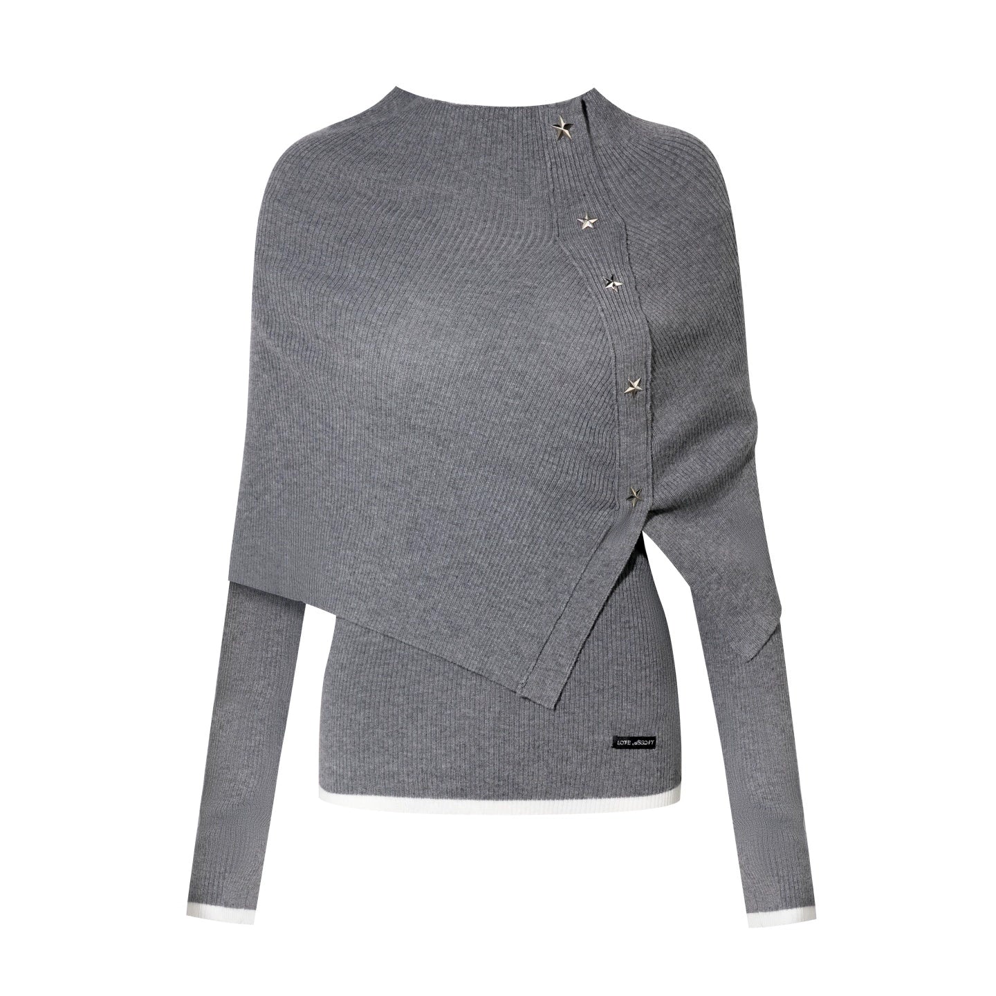 Color-Block Wool Top Set