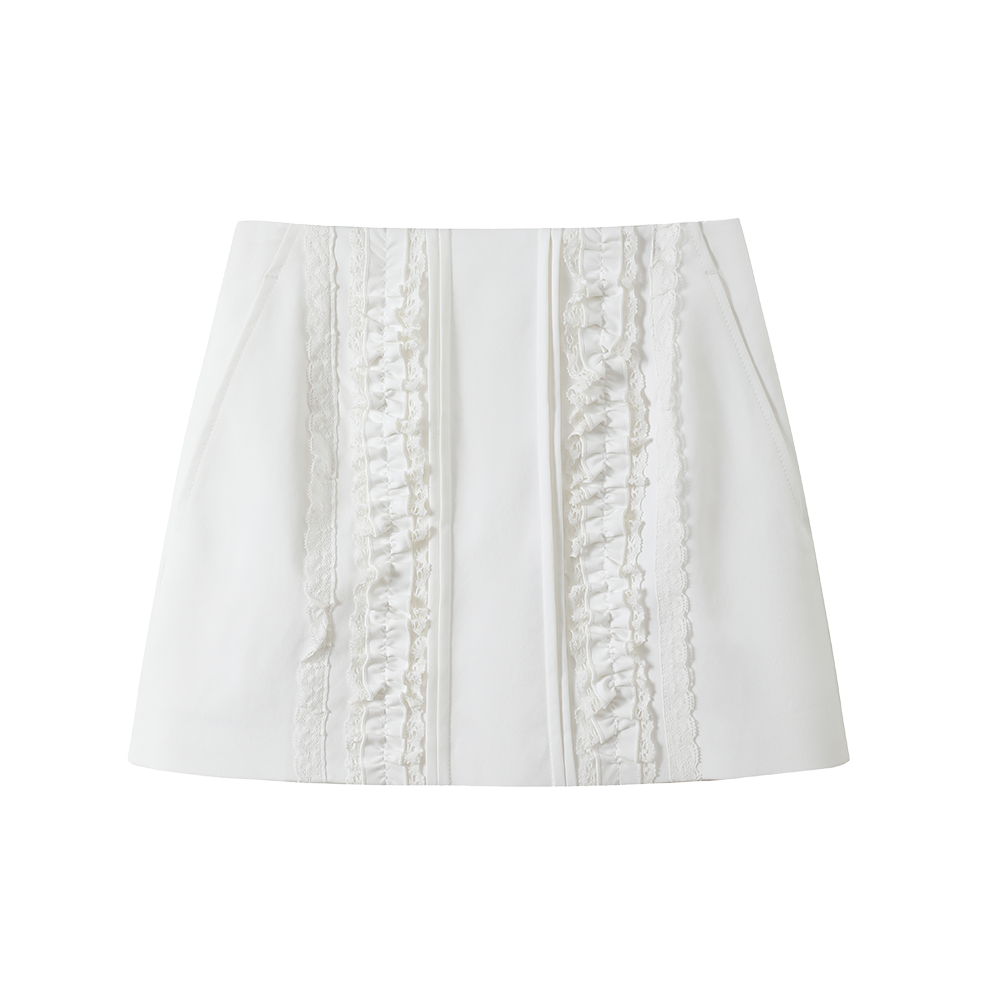 Free Set Crochet Flower A-Line Skirt