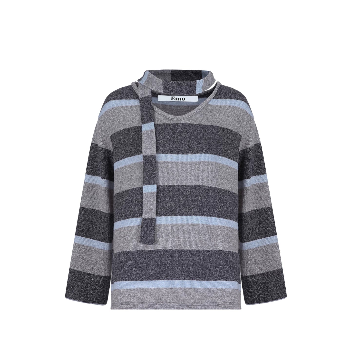 Deconstructed Ribbon Knit Sweater