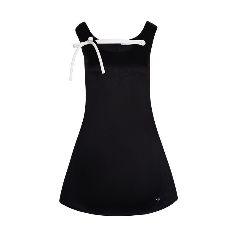 Lunar Elegance Swing Dress