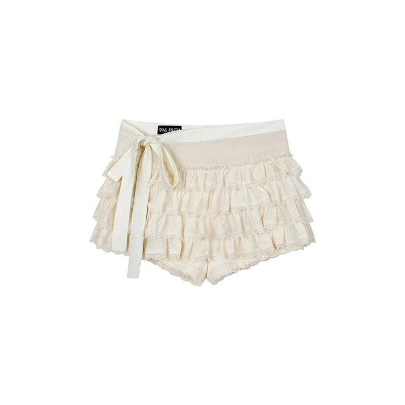 Industrial Strap Bow A-Line Skirt Set