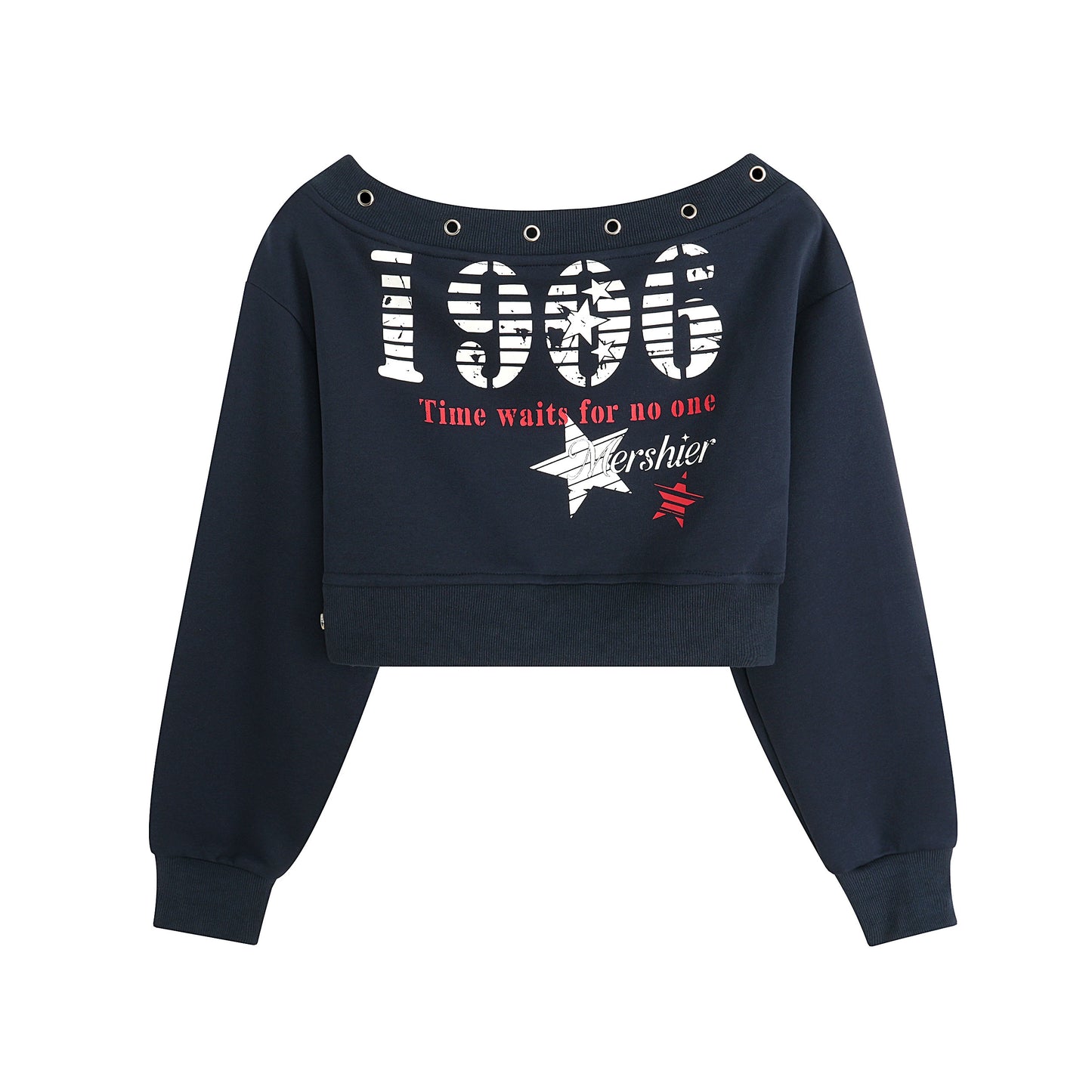 Vintage Spice schulterfreies T-Shirt