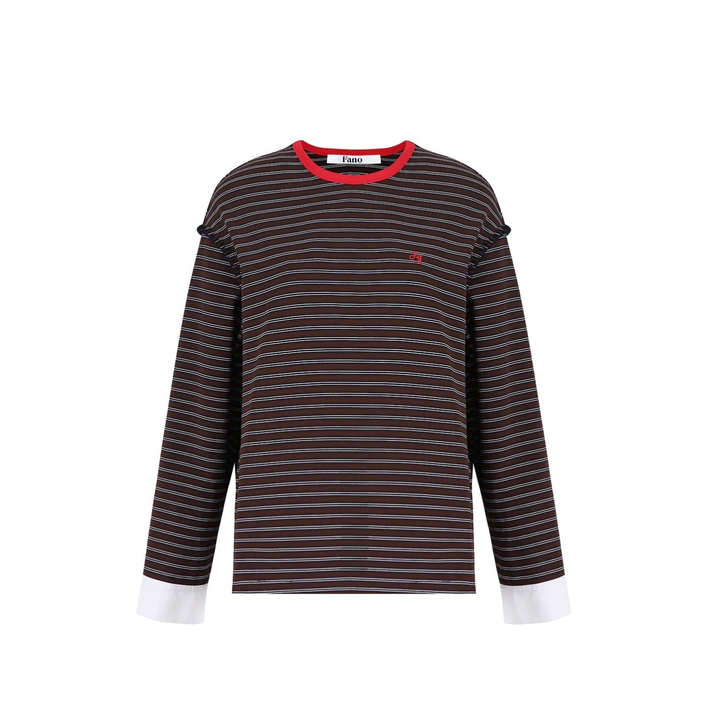 컬러 블록 스트라이프 스웨터