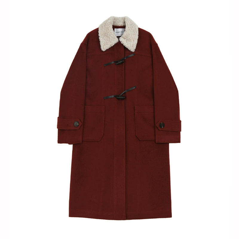 Thickened Mid-length Tweed Jacket