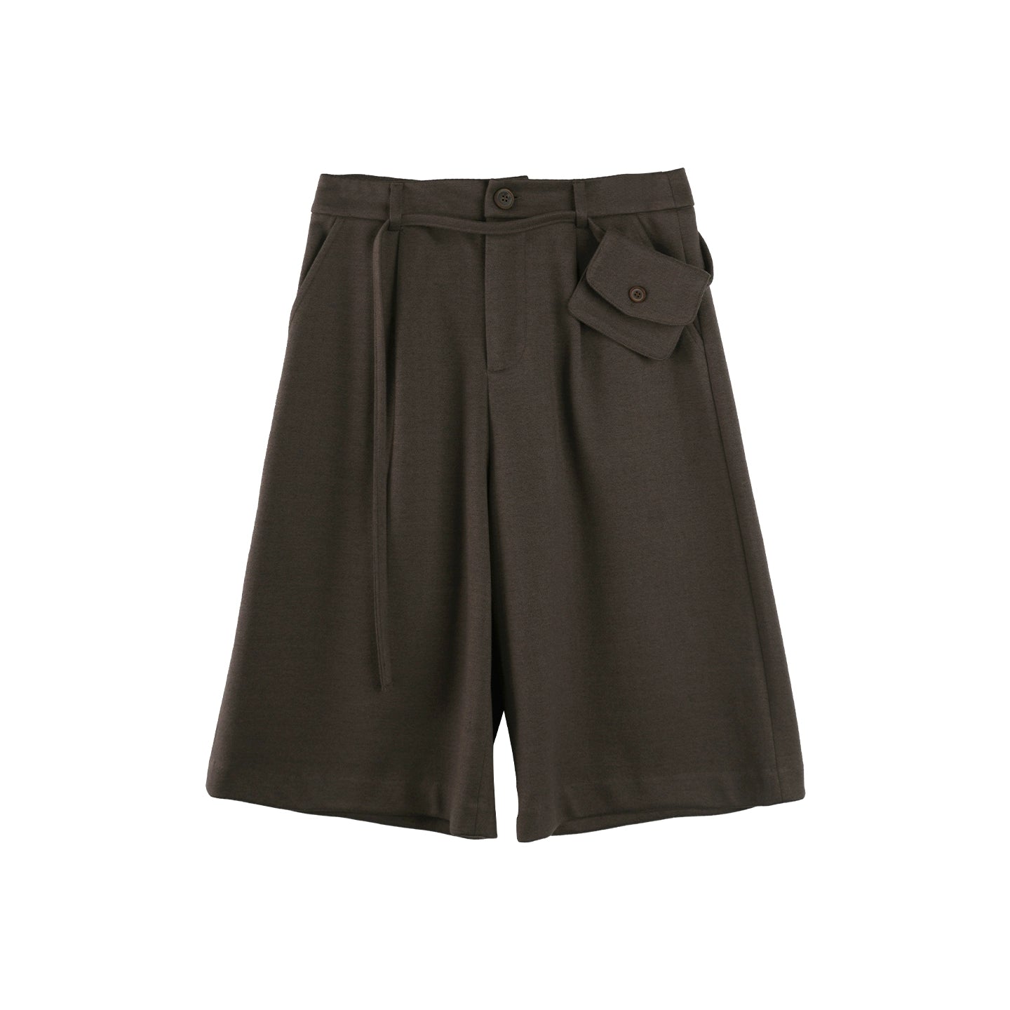 Casual Maillard Cropped Suit Pants