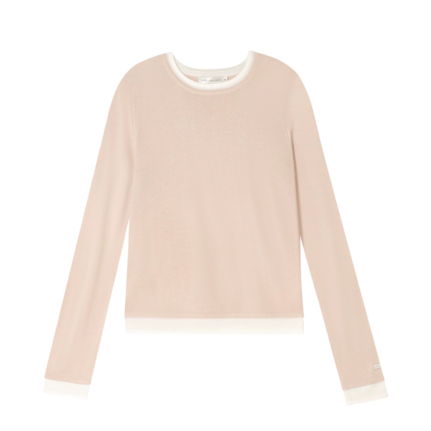 Color-Blocked Wool Cashmere Sweater