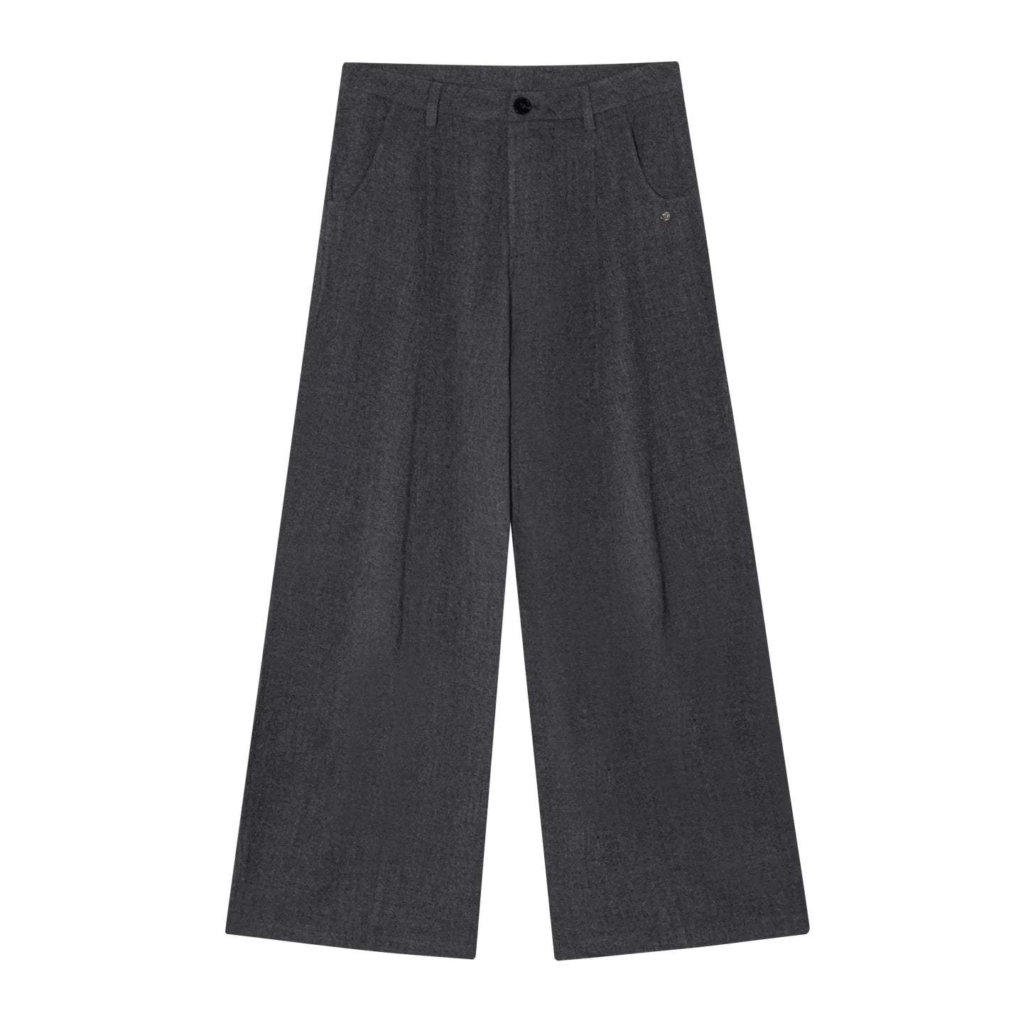 High-Waisted Drapey Suit Pants