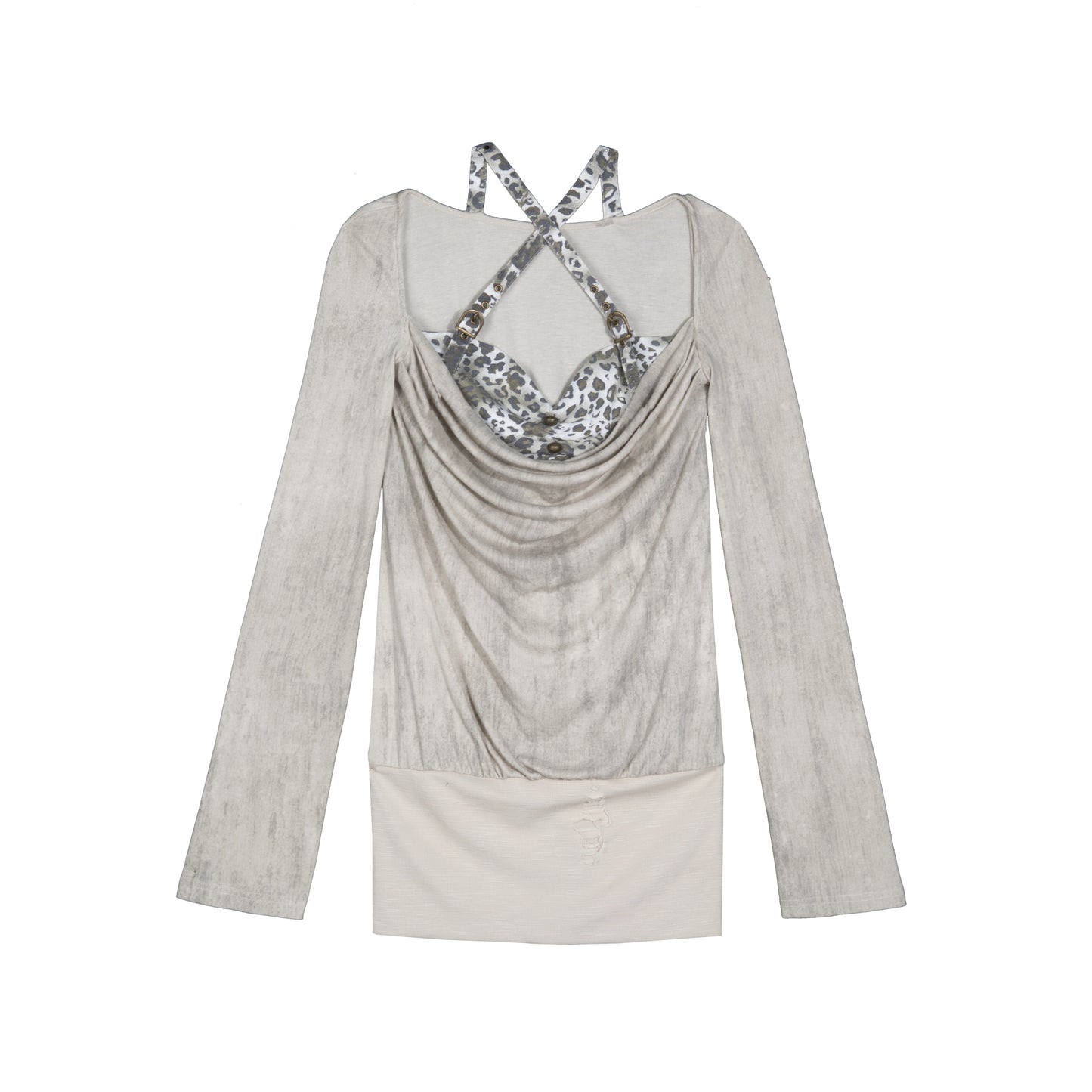 Retro Two-Piece Top Shirt Info